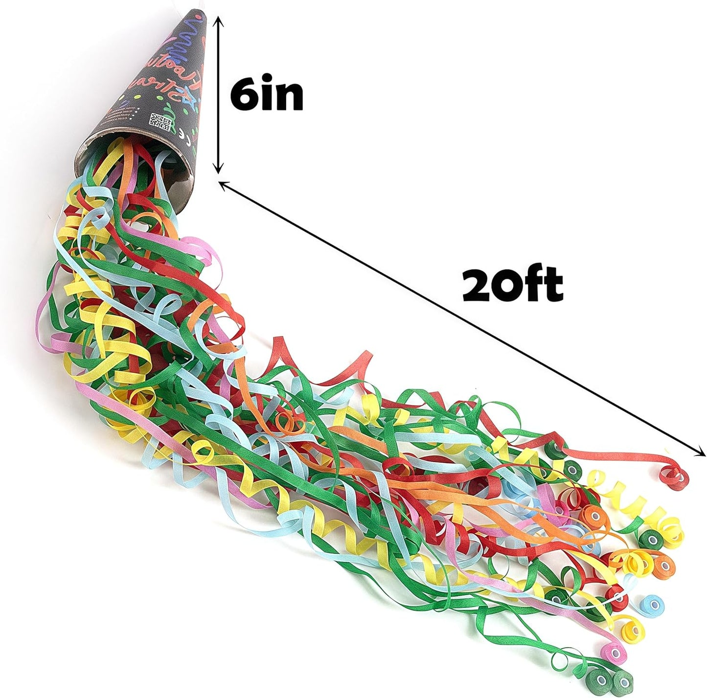Multicolor Pull String Poppers Combo - 4PC