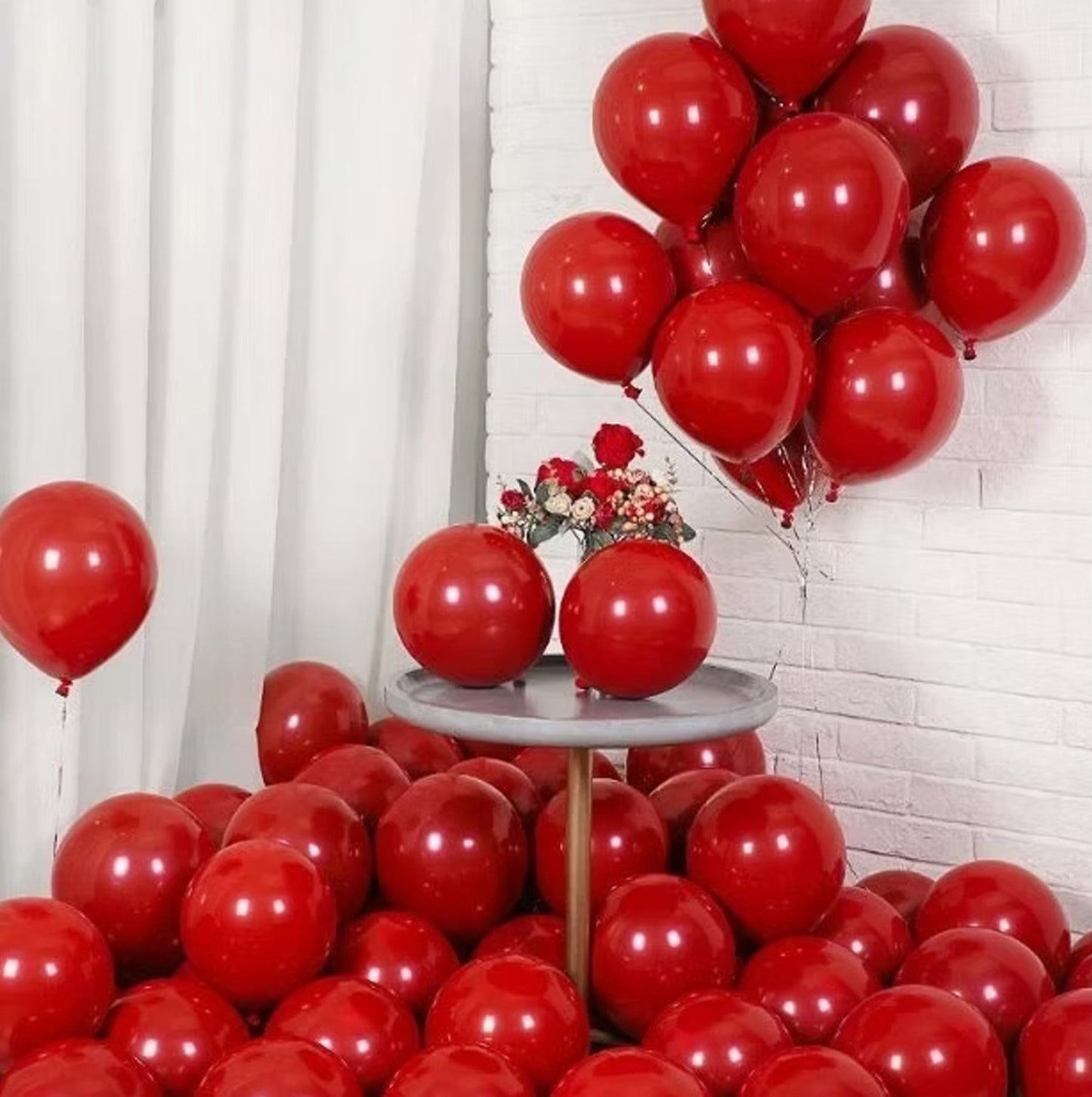 Red Latex/Rubber Balloons - 10 inches - 20PC