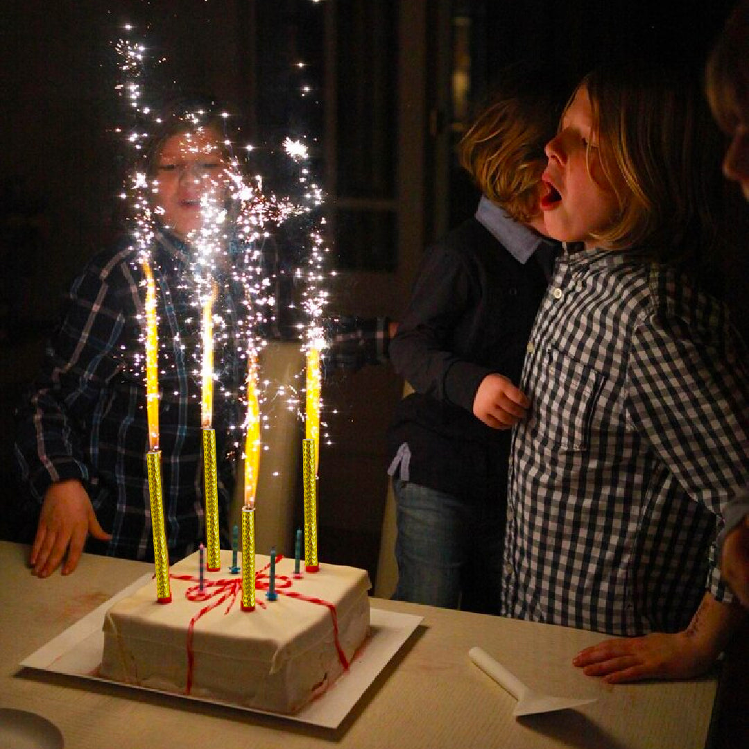 Sparkling Birthday Candle Large / Champagne Popping Candles for Clubs & Parties / Long Lasting - Size – 12 inches – 1 PC