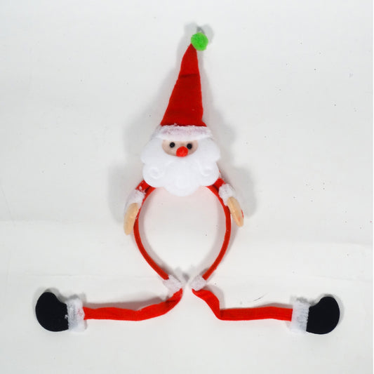 Snowman Christmas Headband with Legs for Kids & Ad