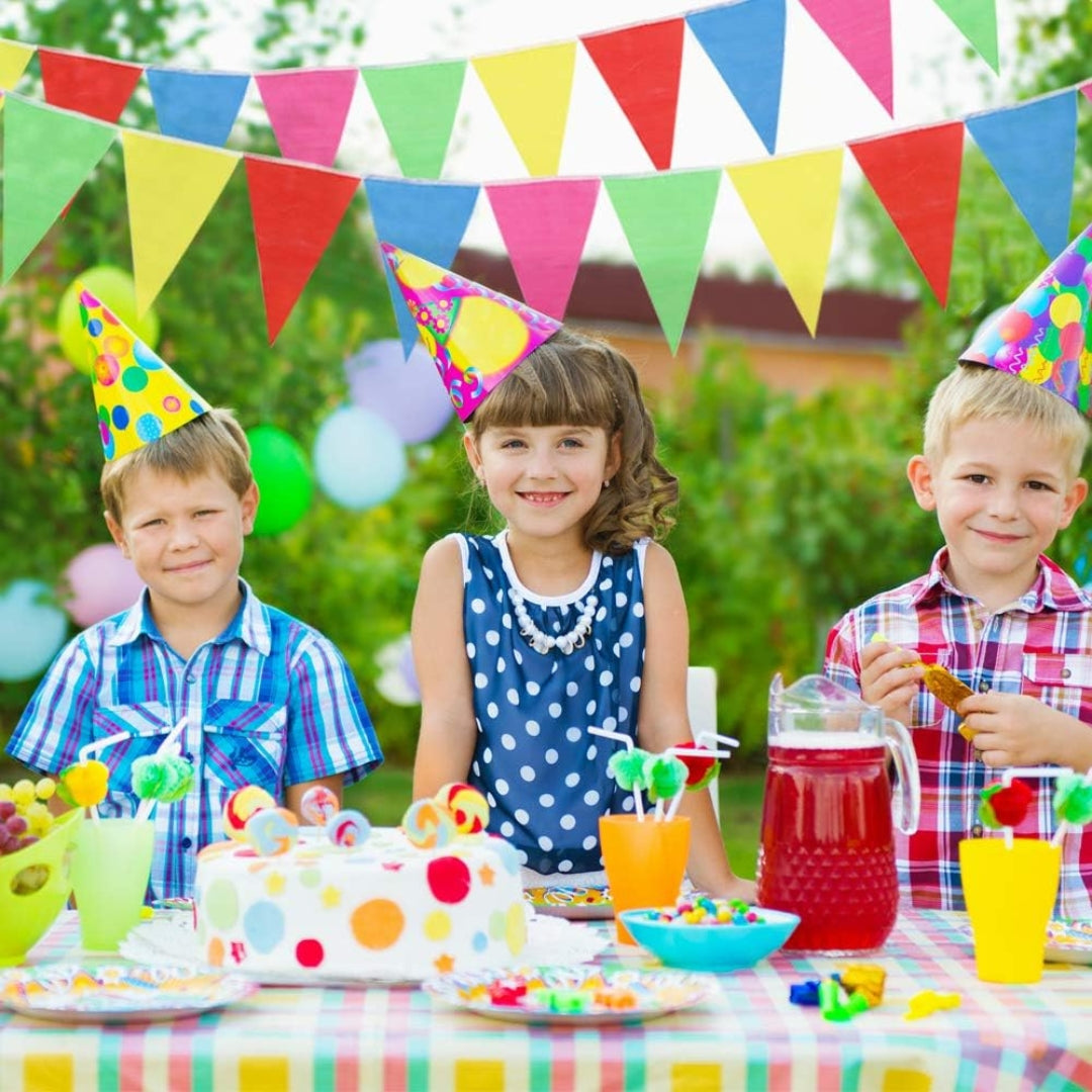 Multicolor Penant Bunting Banner for Carnival Combo Pack - Set of 3