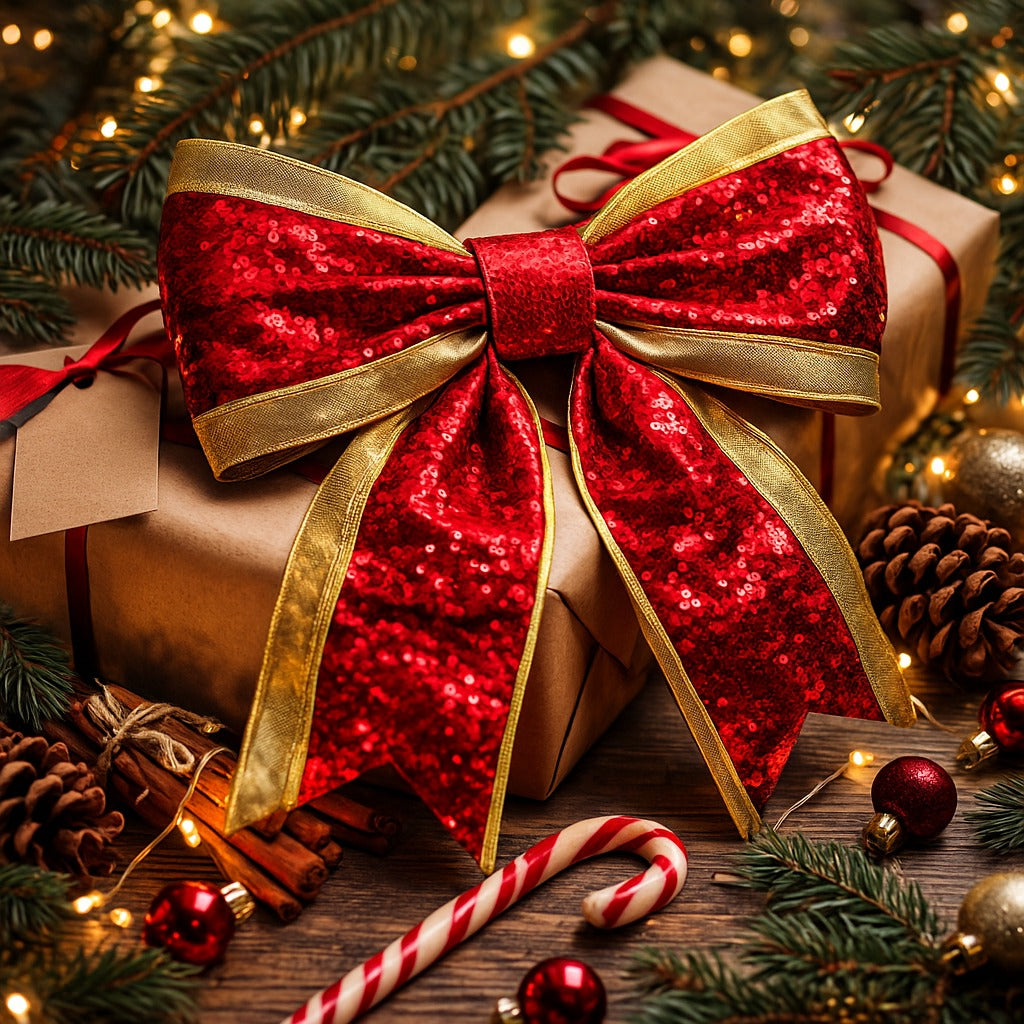 Christmas Big Bow Decoration