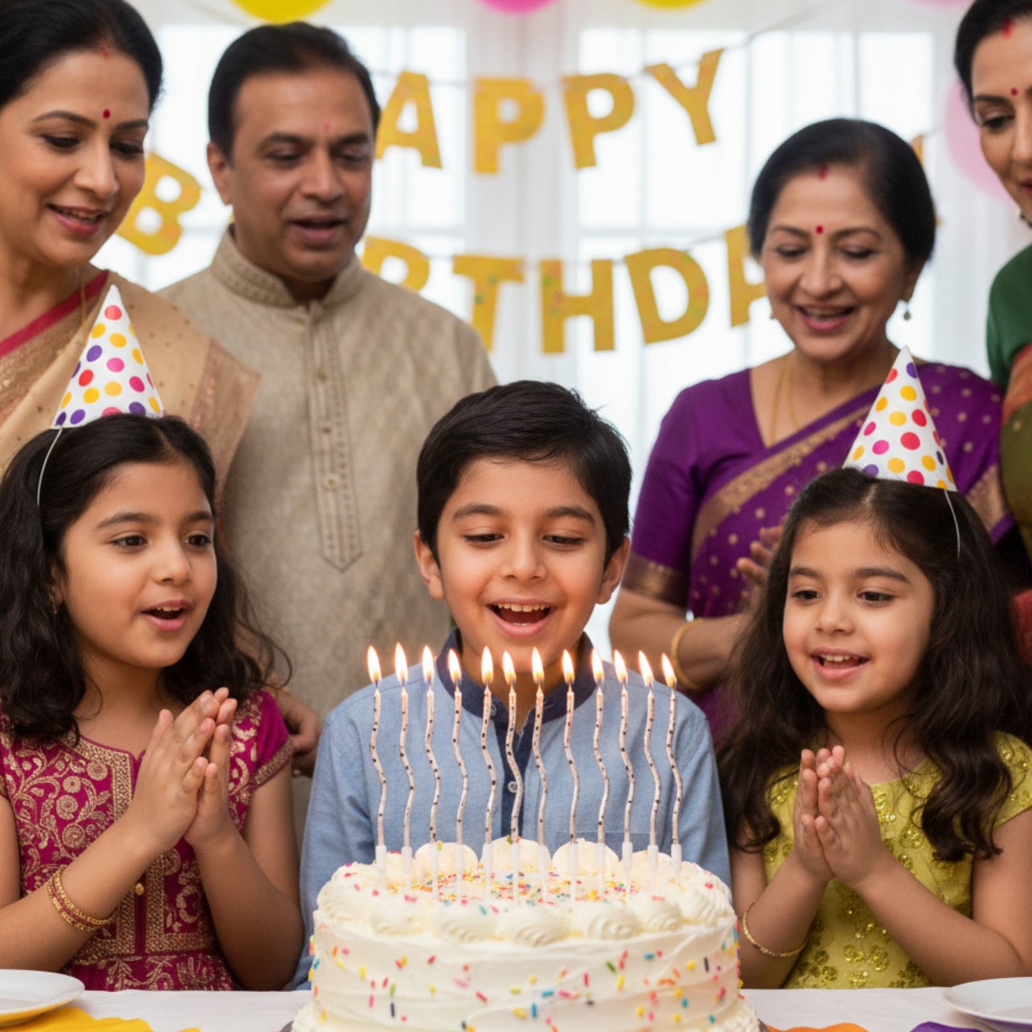 Curly Blue & Golden - 12PC