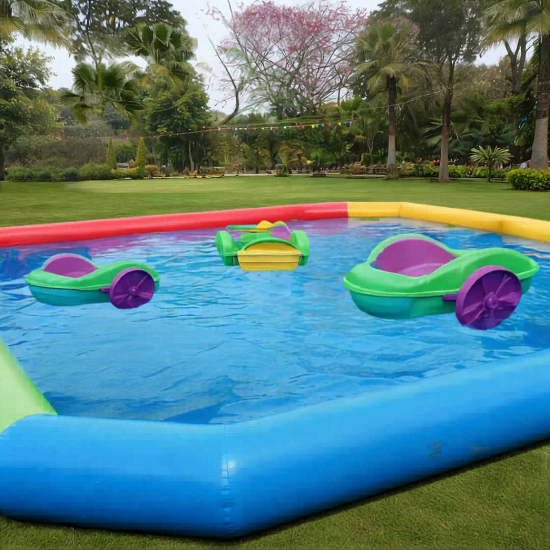Inflatable Pool with Boats - 3 Boats for Rent