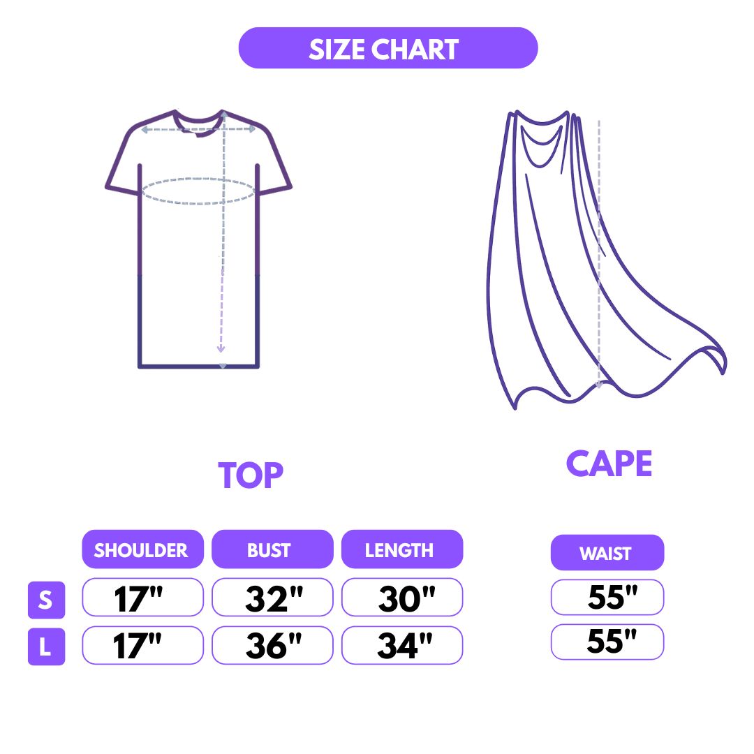 Maleficient Velvet Costume with Cape and Headband