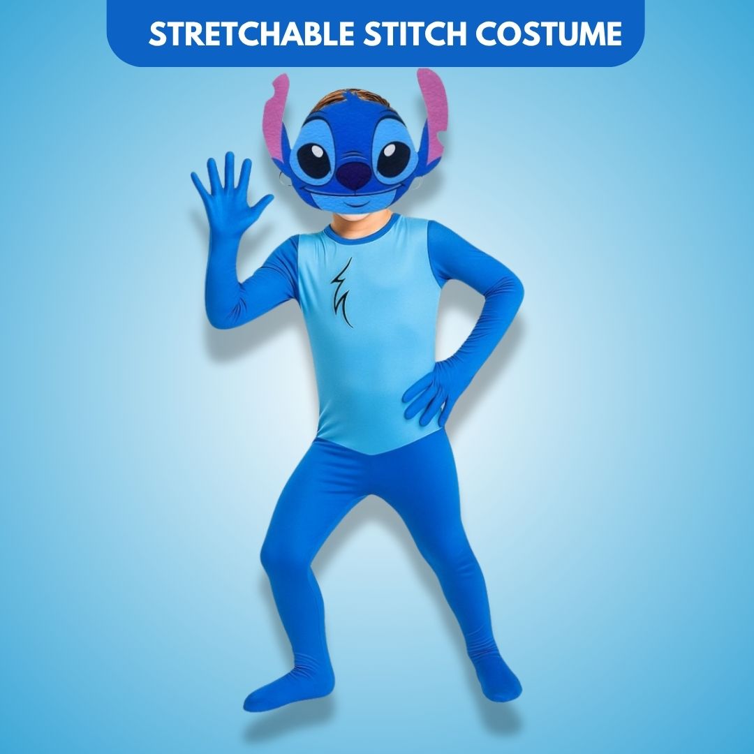 Stretchable Stitch Costume with Mask