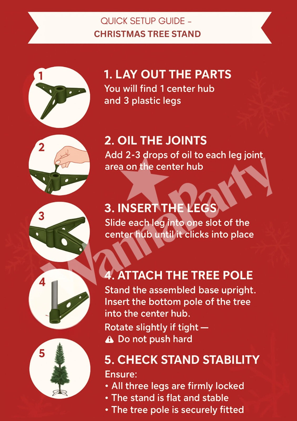 Pine Tree with Snow Tips - 6FT