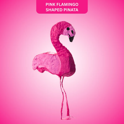Pink Flamingo Shaped Pinata - Wanna Party - front