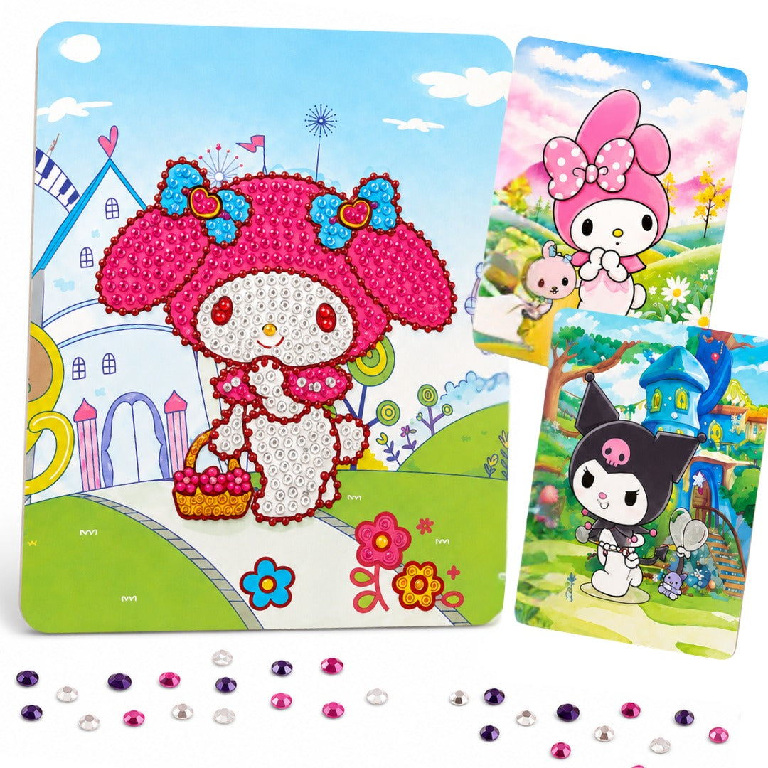 Diamond Craft DIY My Melody Art Kit - 2 in 1 Kawaii Set | Wanna Party