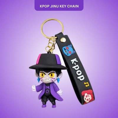 Kpop Demon Hunters Jinu Keychain - Anime Bag Charm | Wanna Party - Image 1