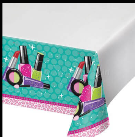 Glitzy Girl Plastic Tablecover 54" x 102" - 1PC - Wanna Party - packaging