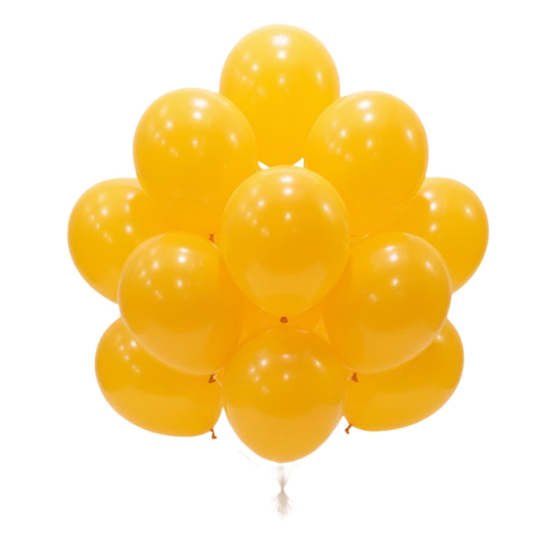 Mustard Yellow Premium Latex Balloons 10" - 20PC