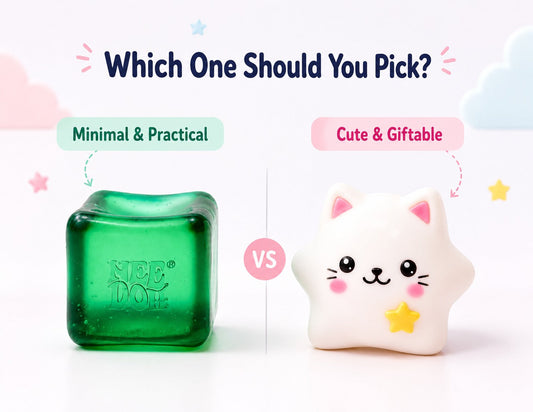 Nee Do Squishy Toy & Cute Kitty Taba Squishy Toy: Small Toys That Kids Absolutely Love
