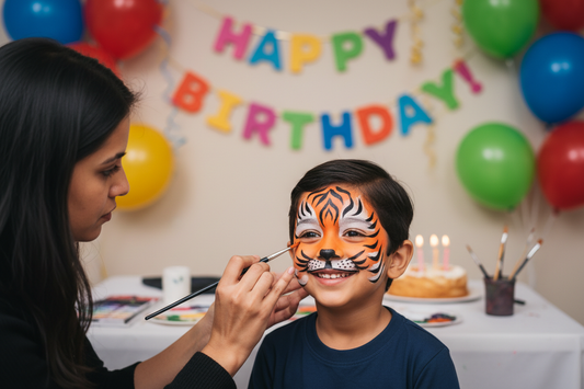 Face Painting Artist at Birthday Party