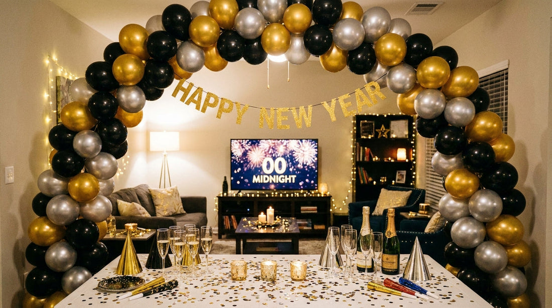 How to Plan a New Year Party at Home (Decoration + Checklist)