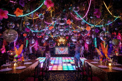 Jungle Disco Theme Party