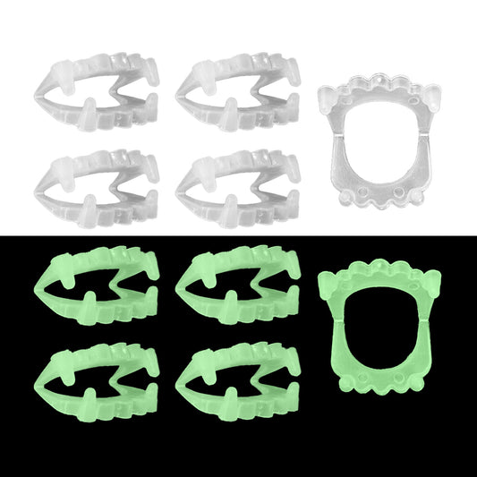 Glow In The Dark Vampire Teeth for Party Favour - 10PC