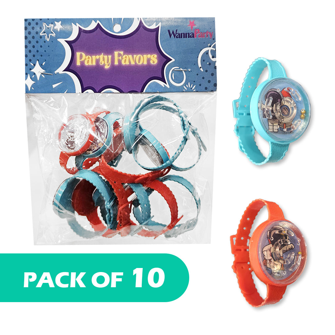 Watch Maze Puzzle Toys 10PC - Fun Return Gift Favors | Wanna Party - Image 1