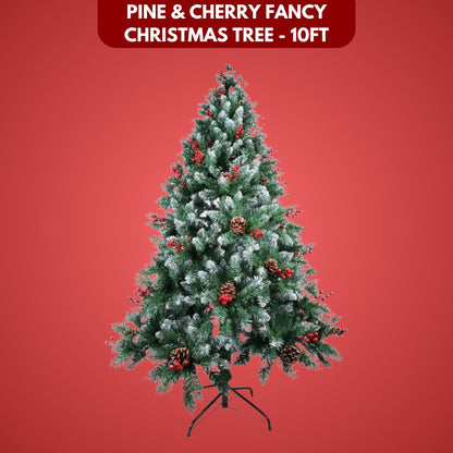 Pine & Cherry Fancy Christmas Tree - 10FT