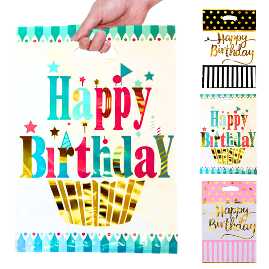 Happy Birthday Loot Bag Combo Blue & Pink - 20PC