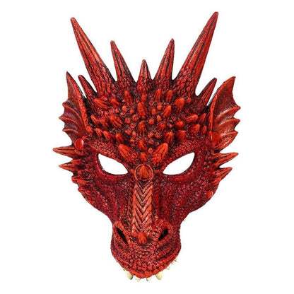 Cosplay Dragon Mask Red - 1PC