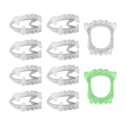 Glow in Dark Vampire Teeth 10PC - Halloween Party Favors | Wanna Party - Image 3