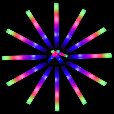 LED Foam Sticks for Cheering UV/Mehendi/Sangeet Party - 1PC - Wanna Party - front view
