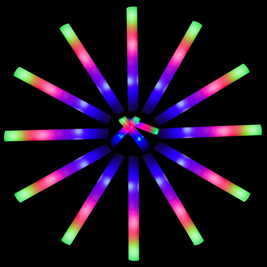 LED Foam Sticks for Cheering UV/Mehendi/Sangeet Party - 1PC
