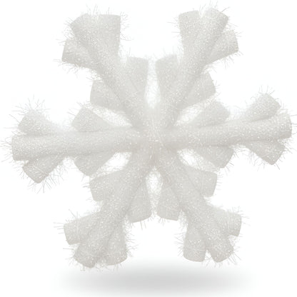 Foam Based Snow Flakes 10" - 1PC