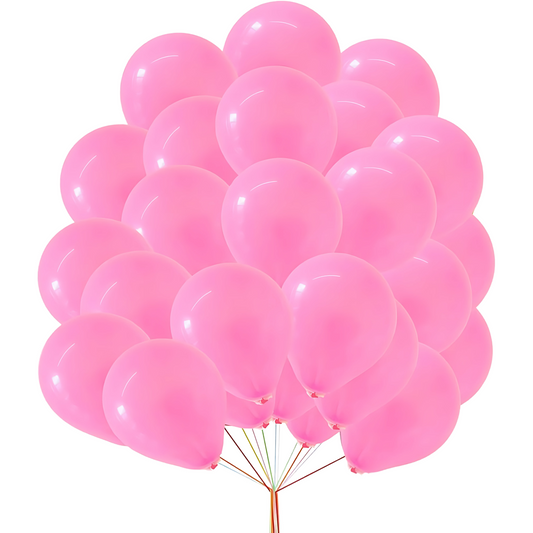 Pink Latex Balloons 10" - Pack of 50 PC