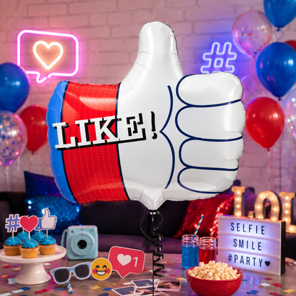 Like Thumbs Up Foil Balloon