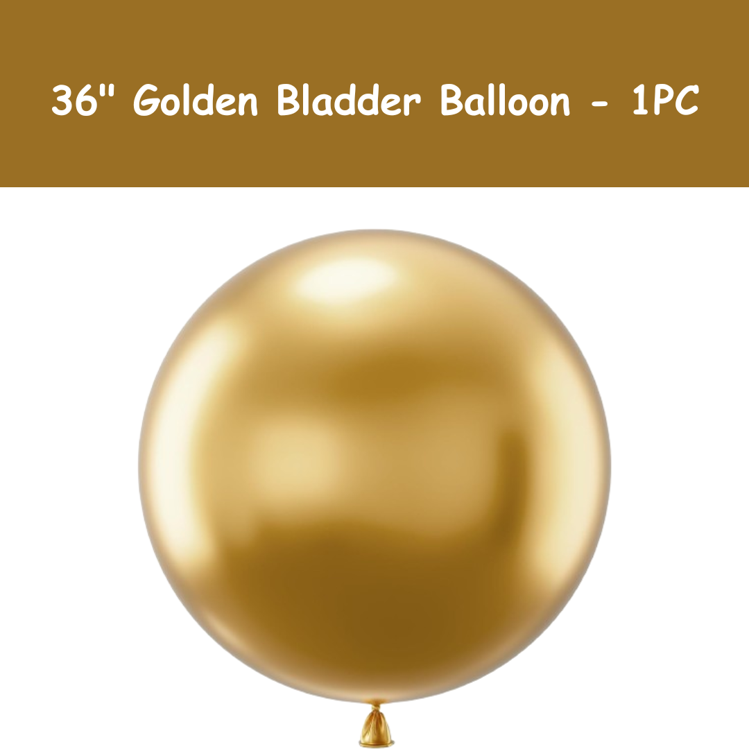 Golden Bladder Latex/ Rubber Balloon - 36 inches - 1PC