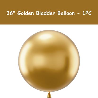 Golden Bladder Latex/ Rubber Balloon - 36 inches - 1PC