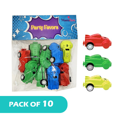 Mini Car Toys 10PC - Party Favor Pack for Kids | Wanna Party - Image 3