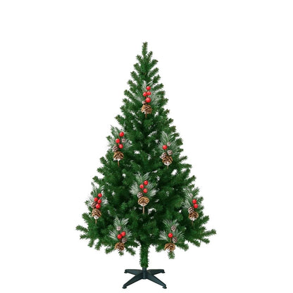 Pine Christmas Tree Green - 5FT with Cherry & Pine Tree Inserts