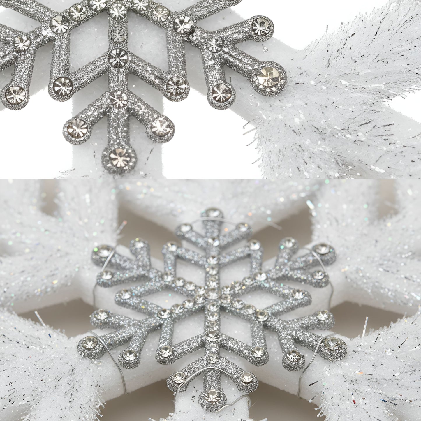 Foam Based Snow Flakes 12" - 1PC