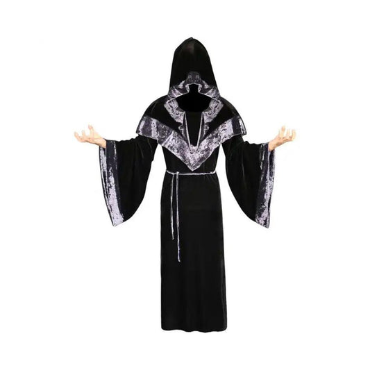 Wizard Costume with Robe and Belt Size L