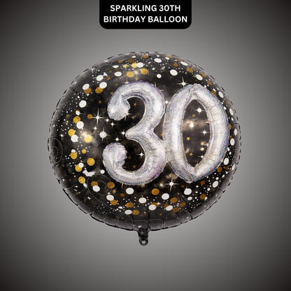 Sparkling 30th Birthday Foil Balloon