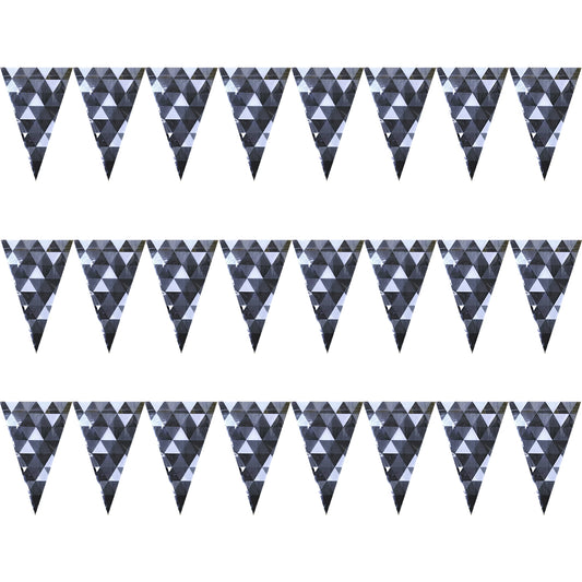 Chequered Buntings in Fractal Design - 9FT - 1PC