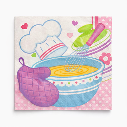 Little Chef Lunch Napkins - 16PC