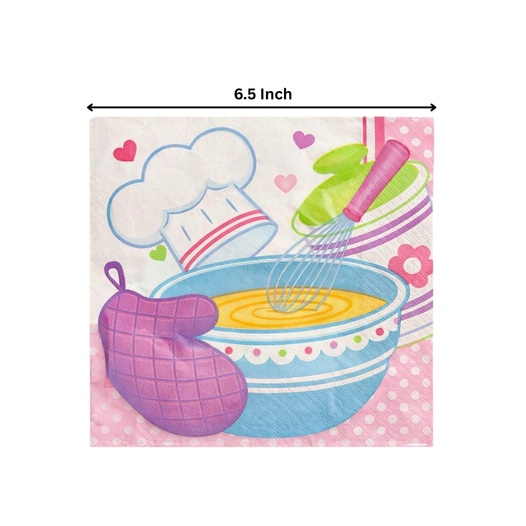 Little Chef Lunch Napkins - 16PC