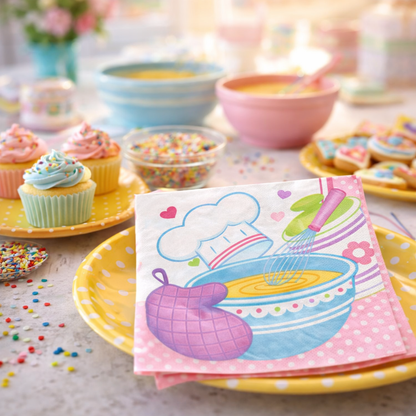 Little Chef Lunch Napkins - 16PC