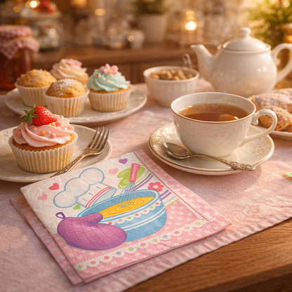 Little Chef Lunch Napkins - 16PC