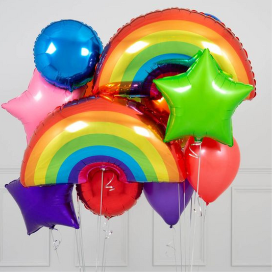 Rainbow Shaped Balloon - Helium Quality - 34 inches - 1PC