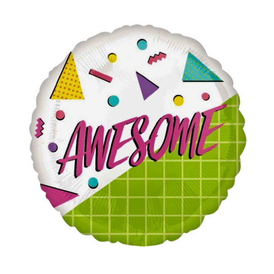AWESOME Foil Balloon - 18 inches - 1PC
