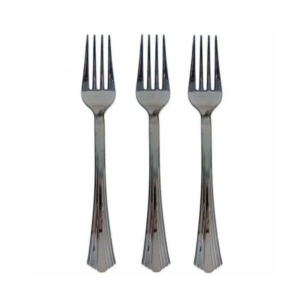 Silver Color Forks - 10PC