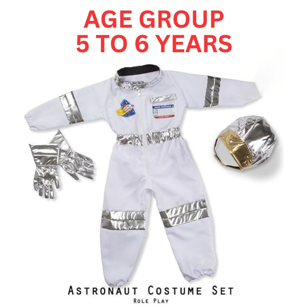 Astronaut Costume - Medium - Age 5 to 7 Years