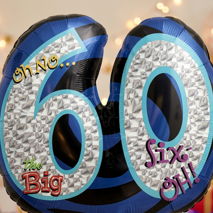 Oh No My Bday 60 Foil Balloon Birthday Celebration
