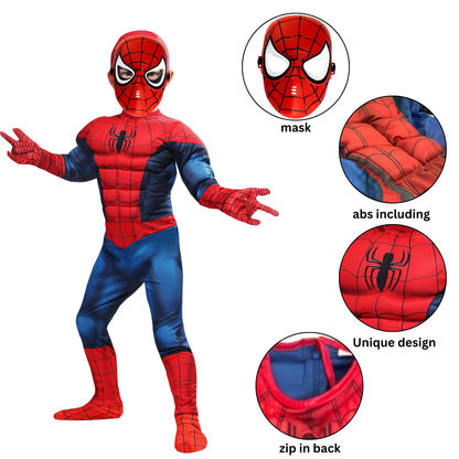 Muscular Spiderman Costume ADULT