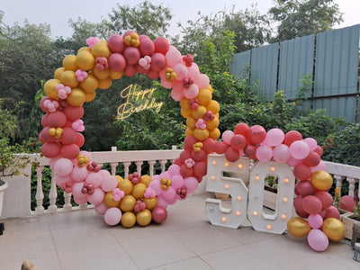 50th Birthday Set up - Wanna Party - front